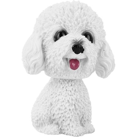 Bilindretning Hund Dekoration Teddy Hund Bil Nikkende Hund Dukke Ornamenter, Figur Simulering Rystende Hoved Hund Dekor Bobble-Head Legetøj
