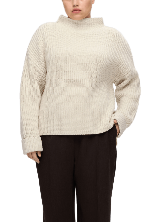 Selected Femme Selma Knit Pullover Stickat Dam Beige M