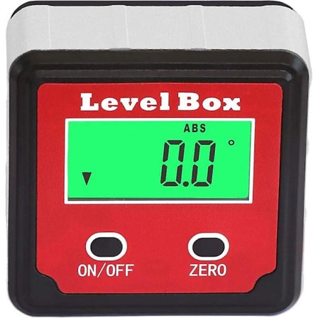 2023 Waterproof Digital Lcd Angle Inclinometer Angle Box Bevel Box Level Box Angle Box Built-in Magnets 1 Battery Included