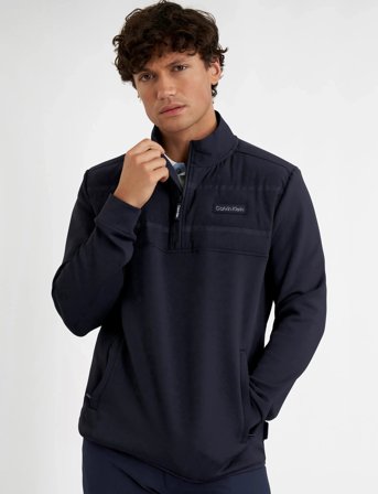 Calvin Klein Golf Houston Hybrid Half Zip - Navy - M