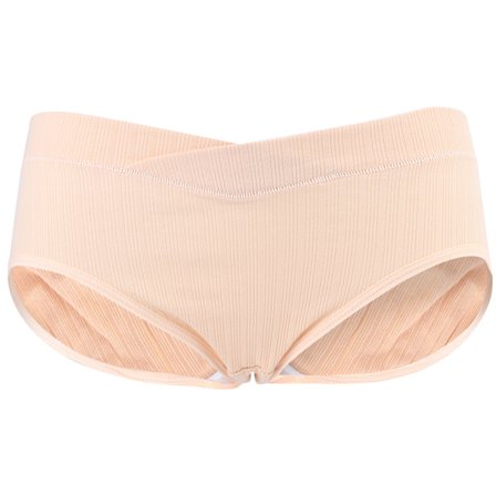 Maternity Lav Talje Støtte Åndbar Blød Elastisk Undertøj Hudfarve XXL