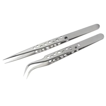 Antistatiska pincetter i rostfritt stål