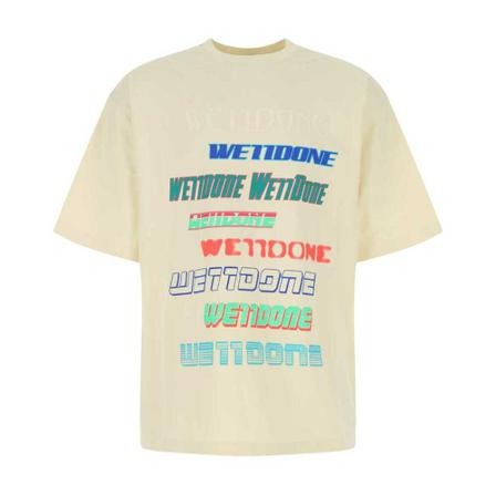 We11Done T-Shirt Ivory , Beige , Heren , Maat: M