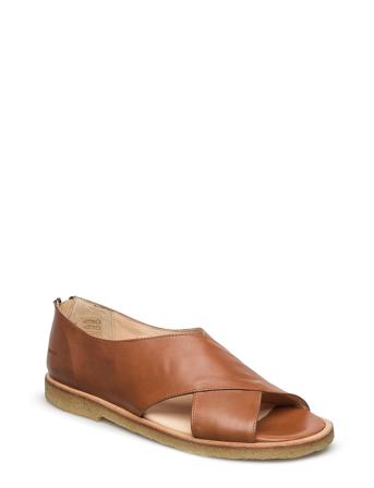 Sandals - Flat - Open Toe - Clo Brown ANGULUS