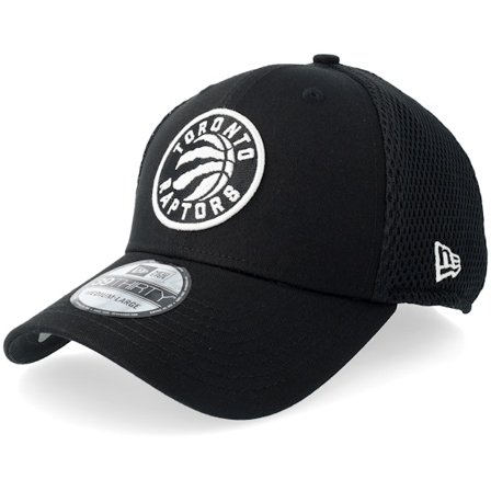 New Era - NBA Schwarz flexfit Cap - "Hatstore Exclusive x Toronto Raptors 39THIRTY Black Mesh Flexfit " @ Hatstore