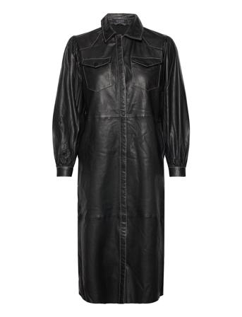 Ava Lea Shirt Dress Dresses Shirt Dresses Svart AllSaints*Betinget Tilbud