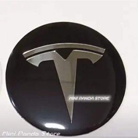4 stk. hjulkapsler senterdeksel emblemer klistremerke for Tesla Model 3 Y S X flere farger