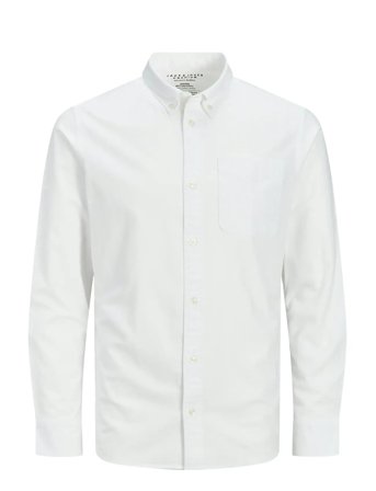 Jprblubrook Oxford Shirt L/S Noos White Jack & J S