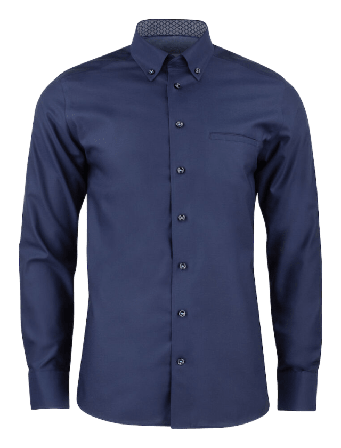 J.Harvest & Frost Rb121 Oxford Non-iron Slim Skjortor Herr Blå L 41/42