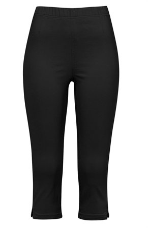 Cellbes of Sweden - Komfortabel capribukse i bomullstwill i svart for damer i størrelse 42