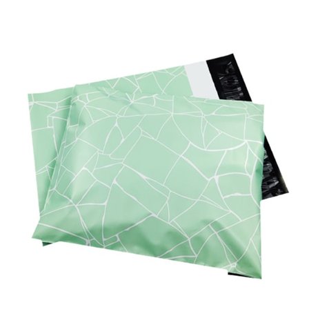 Polykuvert med indbygget håndtag Forsendelsesposer Selvklæbende emballageposer Brevkuverter - 50 stk. null - C