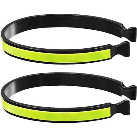 2 stk. cykelklemmer - lette, kraftige, reflekterende cykelbuksestropper - cykelsikkerhedstilbehør - cykeludstyr til mænd og kvinder