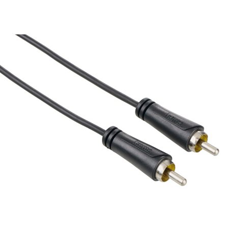 Kabel Audio 1xRCA-1xRCA Svart 1.5m