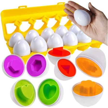 Äggpussel 12-pack - Pedagogiskt set