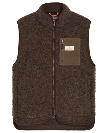 Amundsen Heroes Wool Fleece Vest Womens Cowboy