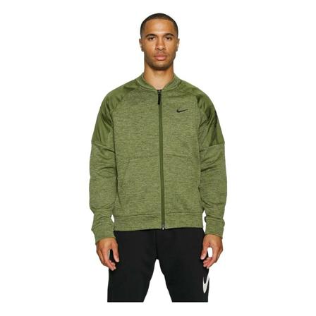 Nike, Zip-throughs Groen, Heren, Maat:S