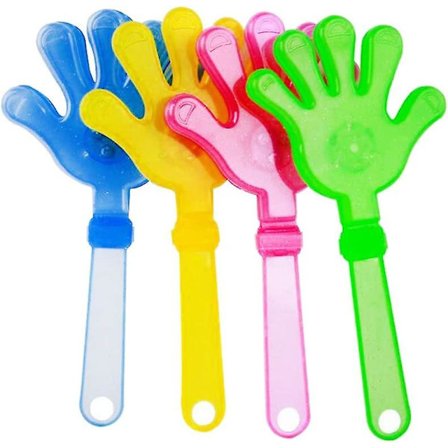 Led håndklappere blinkende håndflade legetøj til natfestartikler 5stk (tilfældig farve)