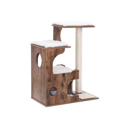 Rootz-raapimistolppa - Kissapuu, jossa 3 makuupaikkaa - Kissan kiipeilypuu - Kissan huonekalupuu - Pitkän kissan raapimispuu - Kissan raapimistanko -