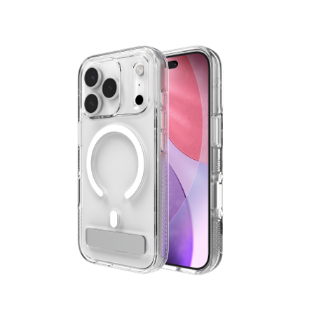 ZAGG Crystal Palace Snap KS MagSafe-fodral för iPhone 17 Pro - Klar