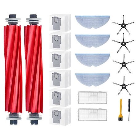 För S7 MaxV Ultra/S7 Pro Ultra/S7 Max Ultra Robotdammsugare Huvudborste Sidoborste Hepa Filter Moppduk Delar