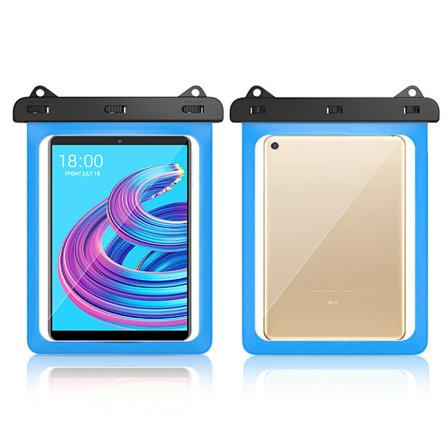 Vattentätt cylindriskt fodral för surfplatta med sladd för 12-tums surfplattor