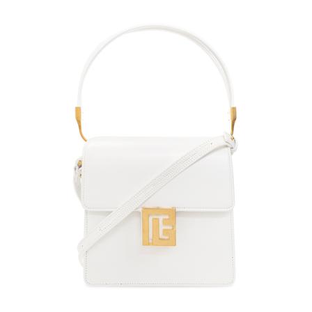 Balmain, Ely Small bag Wit, Dames, Maat:ONE Size,leer