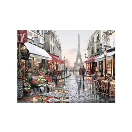 30x40 cm 5D DIY Fuld Diamant Maleri, Eiffeltårnsgade Elsker