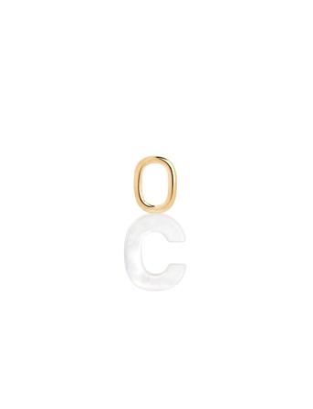 Lucid Letter Charm Halskjede Anheng Gull Maria Black*Betinget Tilbud