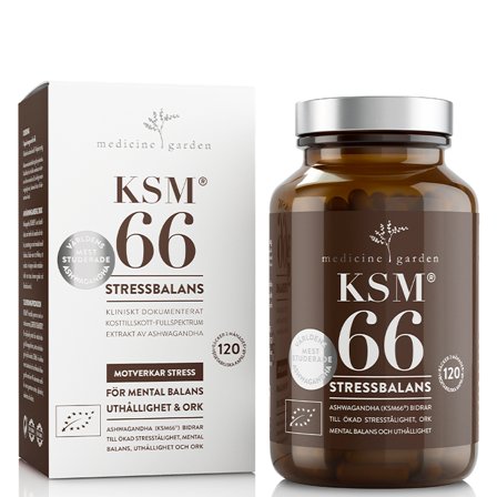 MedicineGarden KSM66 Ashwagandha EKO 120 Kapslar