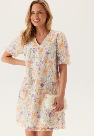 YAS - leanna Ss Dress - Star White - Kläder - - Bubbleroom