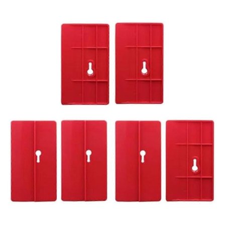 6 stk. gipsplate monteringsverktøy, gipsplatefeste verktøy, posisjonering og feste, på plass, gipsplatefeste