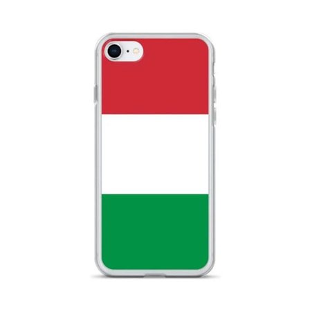 iPhone-fodral - Italiensk flagga - iPhone 7 - Mjuk - Flerfärgad - Transparent plast