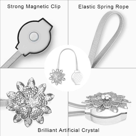 /#/Magnetiske gardinholdere 4 stk. legering dekorative gardinholdere/#/