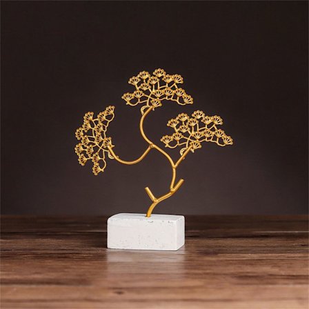 Pine Tree Statue Smedejernshåndværk