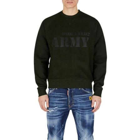 Dsquared2 Sweatshirt , Groen , Heren , Maat: XL