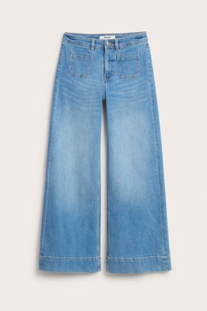 Kappahl | Wide jeans High waist | Vaalea denim