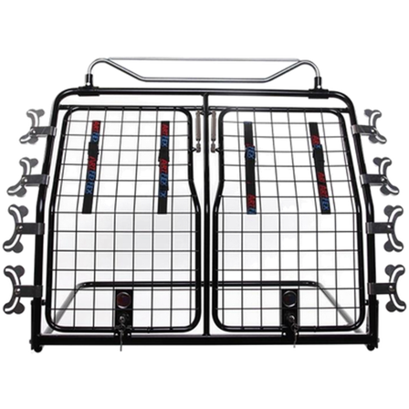 ArtFex - Hundegrind Modell 2 Dobbel Svart - 10007 - 90x75 cm - Hund - Hundebur & transportvesker - Hundegitter & bilseler - ZOO.no