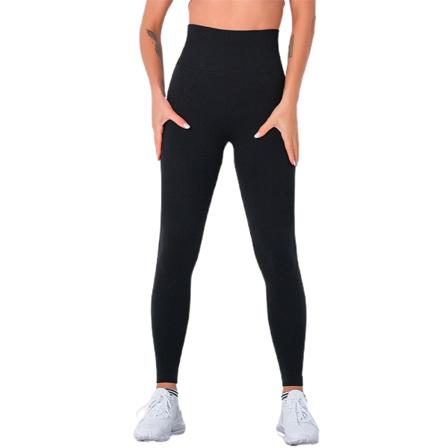 Kvinnor Sexiga Yogabyxor eggings Gym Erengy Fitness Träningsbyxor black L
