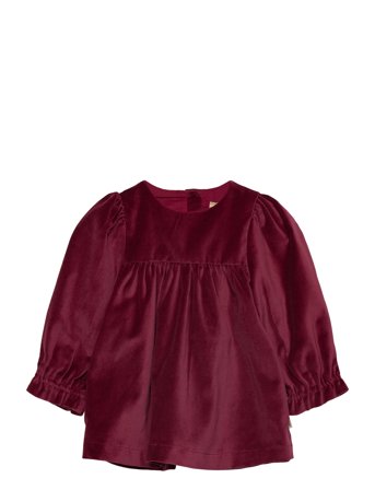 Wheat Dress L/S Elvira - Burgundy - 92