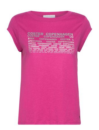 Coster Copenhagen | T-Shirt With Coster Print - Cap Sle | XS