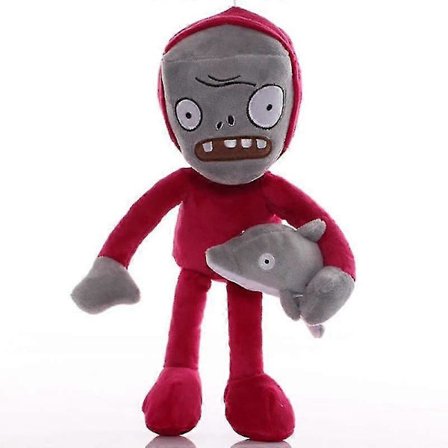 1 stk 30 cm Plants Vs Zombies Plysjleker Dukke Pvz Zombies Zombie Conehead Zombie Plysj Myke Utstoppede Leker For Barn Gave[D]