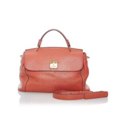 MCM Pre-owned, Pre-owned Handbag Oranje, Dames, Maat:ONE Size