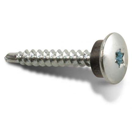 Heco 9605338 Fasadeskrue 4,8 x 35 mm, 50-pakning Hvit, Innfesting