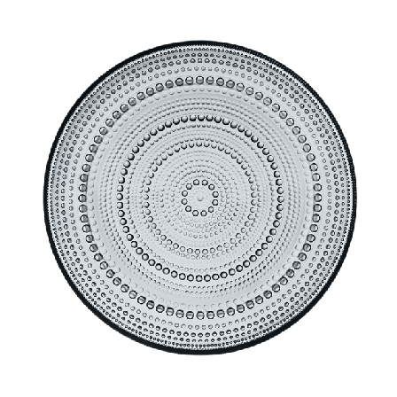 Iittala Tallrik Kastehelmi, Ø24,8 cm Skålar Grå ONESIZE