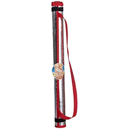 Rantamatto - COLORBABY - Beach Aktive - 180 x 60 cm - Ruskea - Olki ja alumiini