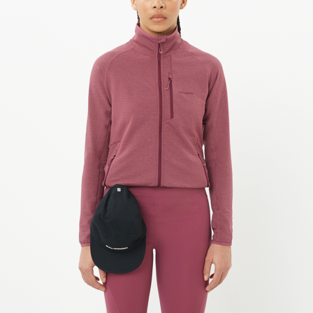 Salomon - Couches intermédiaires Vêtements Sntial Lightwarm Fz W - Nocturne