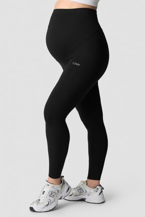 ICANIWILL - Define Seamless Maternity Tights Black - Trikoot - Naiset - Treenivaatteet ICIW:ltä