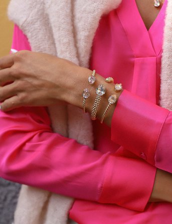 Caroline Svedbom Mini Drop Bracelet - Gold - ONE SIZE