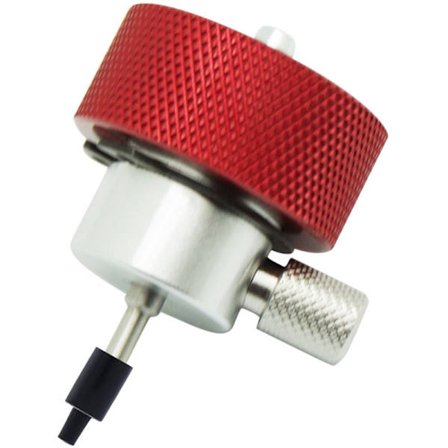 Gasflaskeadapter gasfyldningsadapter adapter propan nål oppustelig forbindelse til udendørs camping til grøn gasflaske med