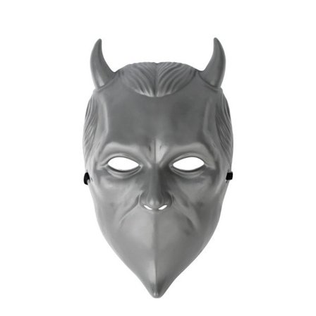 Halloween Ghost Maske Ghost Cosplay Kostume Fest Rekvisitter Grå Plastic Rædsel Maske